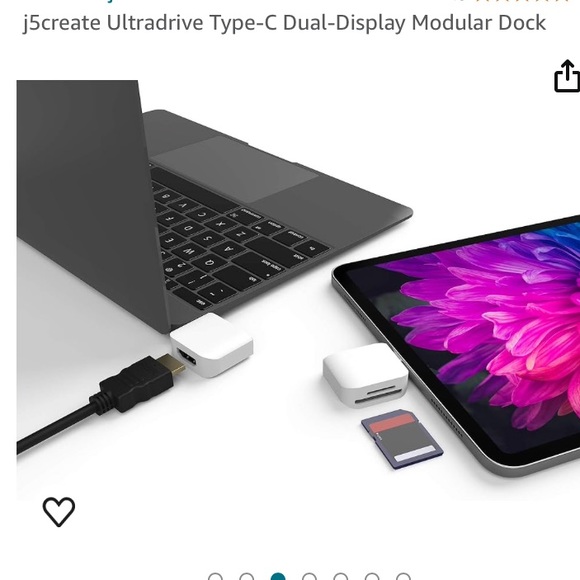 J5 Create USB-c docking hub with adapters - Picture 3 of 14